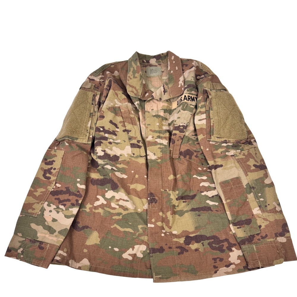 US Army Combat Coat Mens 36S OCP Multicam Tactical Jacket Military Uniform